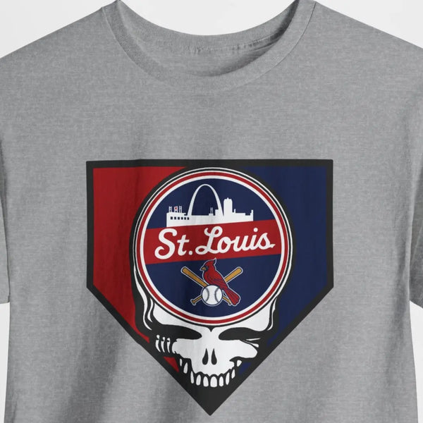 Grateful Dead - Home Run Collection: St. Louis Edition Grateful Dead Steal Your Face T-Shirt - StealieShop